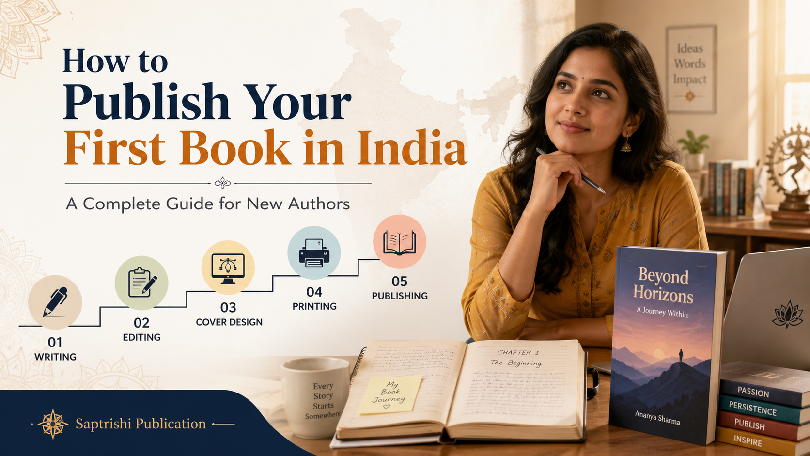 How to Publish Your First Book in India: A Complete Guide for New Authors